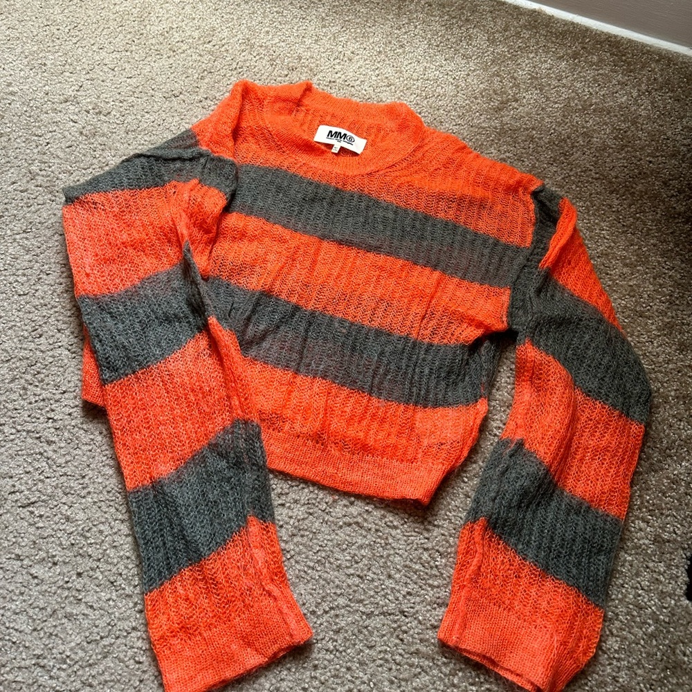 MM6 Maison Martin Margiela Bold Striped Sweater